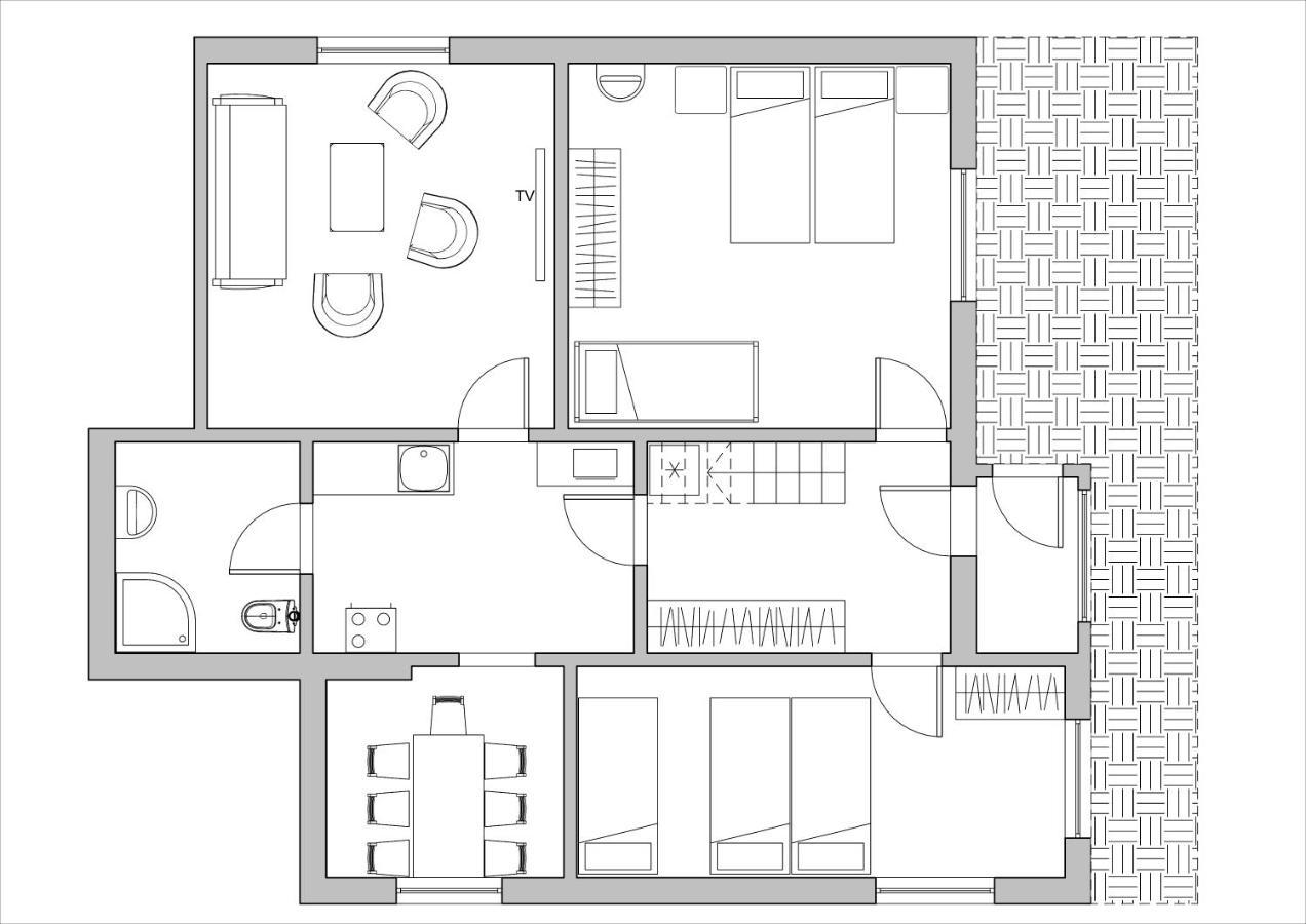 Apartman U Kacaku Vrchlabi Ngoại thất bức ảnh
